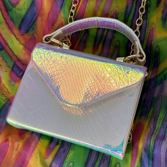 Holographic Clutch Crossbody Bag - Picture 3 of 5